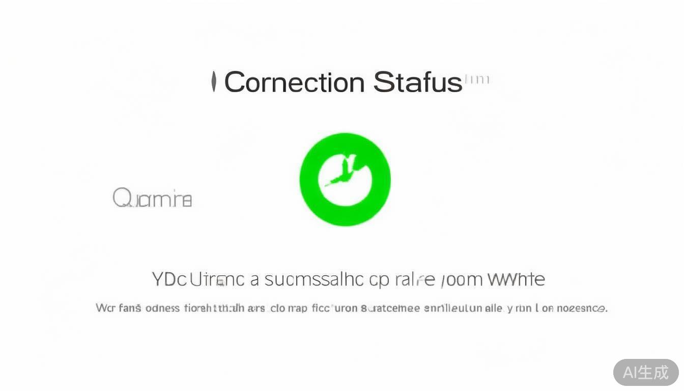1.&nbsp;通过客户端界面观察连接状态
打开快连VPN