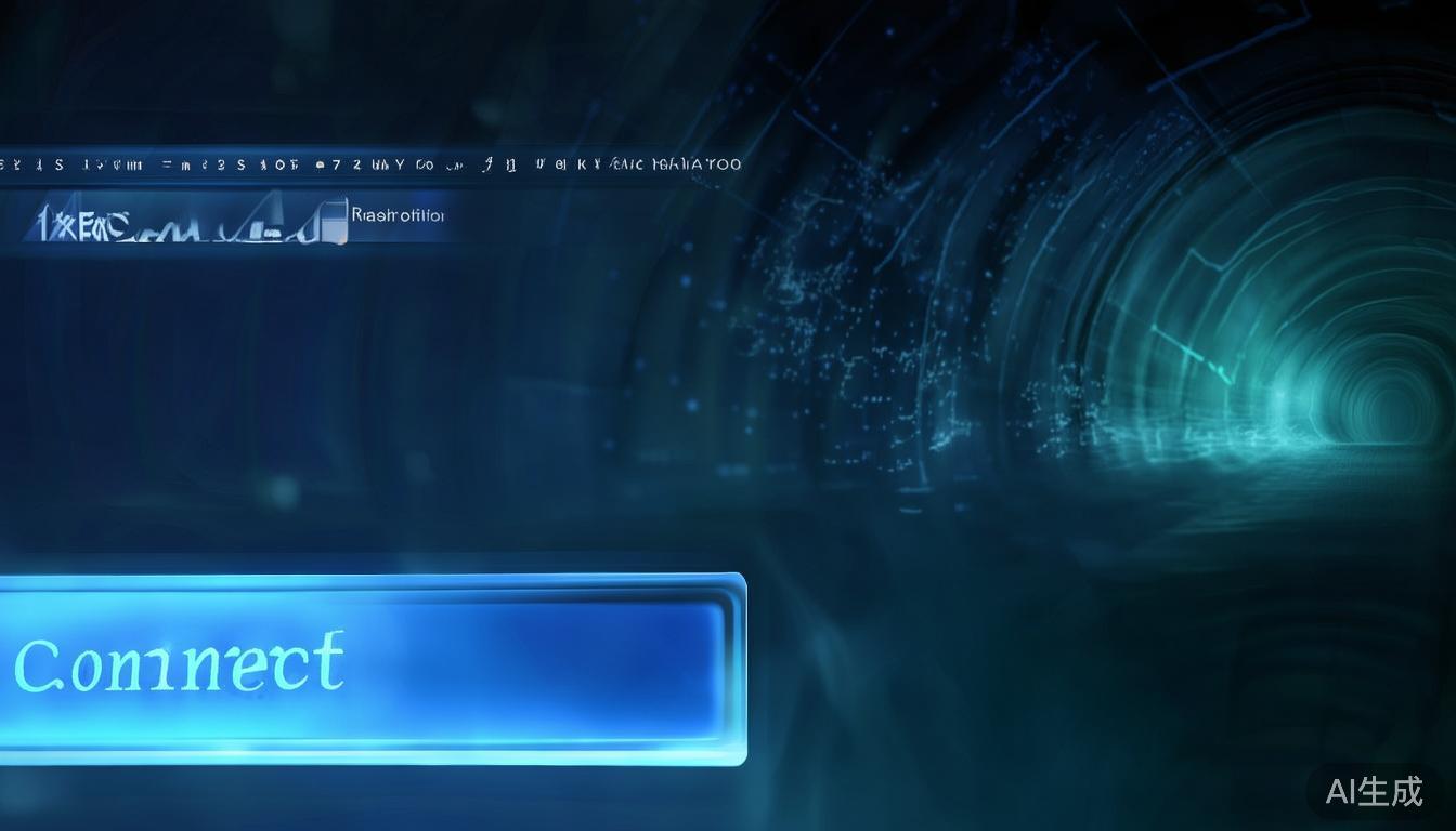 点击“连接”按钮，等待几秒钟，系统会自动建立安全隧